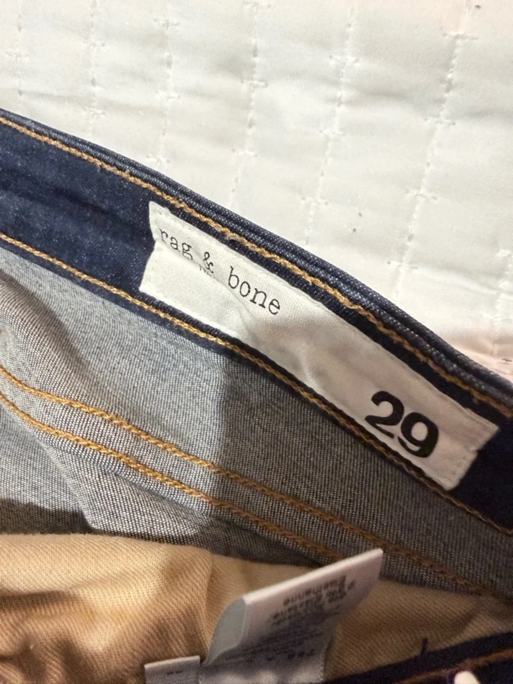 Rag & Bone Cate Dark Blue Women's Mid-rise Ankle Skinny Jeans Size 29